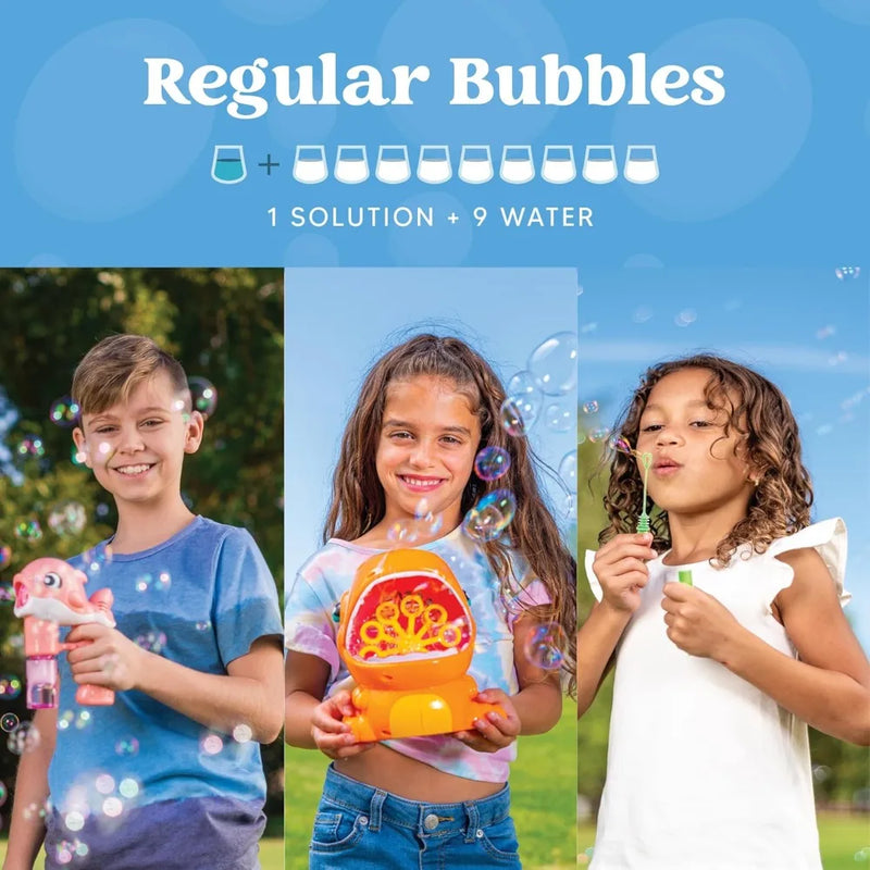 Solution concentrée pour machine à bulles – dilution 1 pour 9 pour des bulles classiques, enfants avec pistolet et machine à bulles