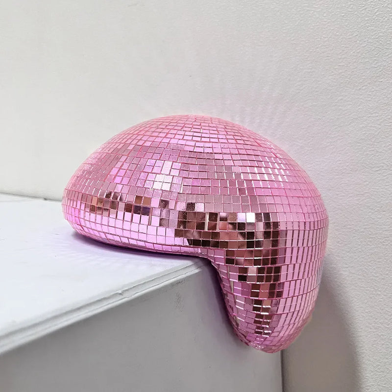 Boule disco fondue – couleur rose