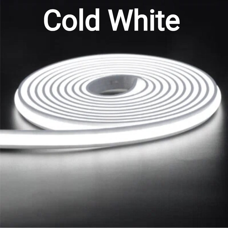 Ruban LED 220 V silicone ignifuge – rouleau blanc froid