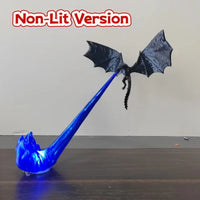 Dragon cracheur de feu – version sans lumière, flamme bleue