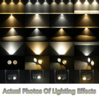 Lot de 2 projecteurs PAR LED COB 2 x 100 W – effets de lumière réels en blanc chaud et blanc froid