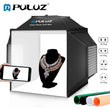Boîte à lumière photo pliable 40 cm, LED 72 W à variateur, 4 fonds PVC