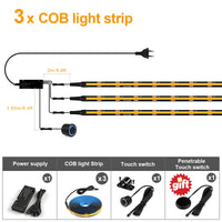 Ruban LED tasseau bois noir – vue 13