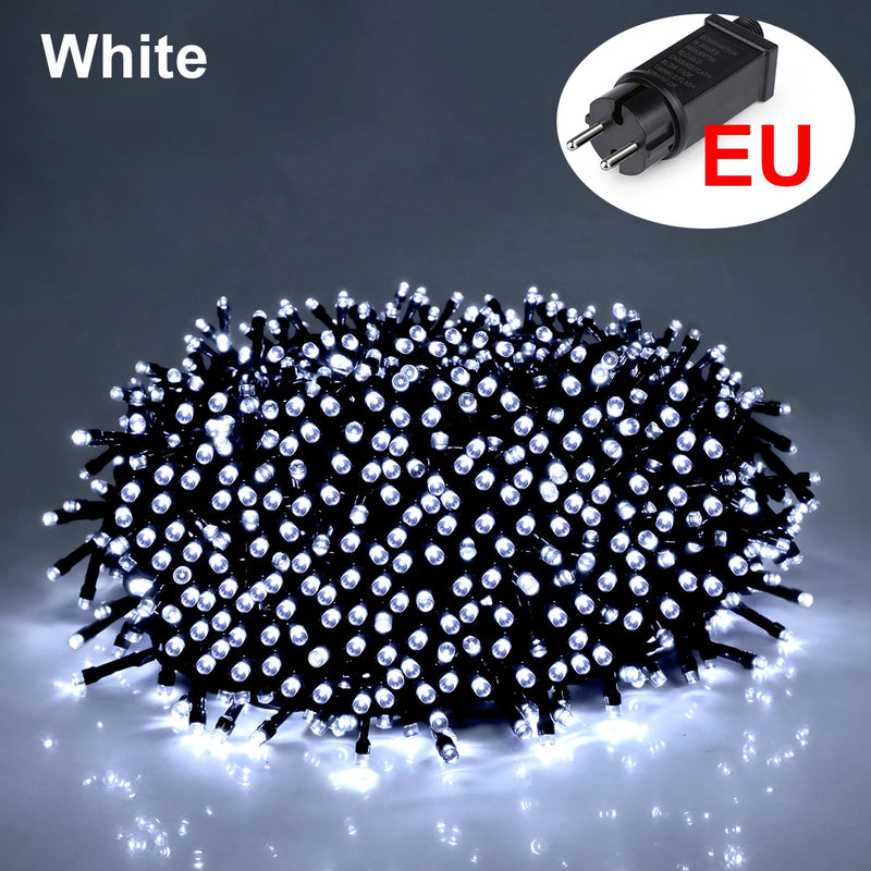 Guirlande lumineuse extérieur LED étanche 8 modes, 10 à 100 m