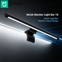 Lampe d'écran MIJIA 1S – barre noire avec son clip et son faisceau de lumière