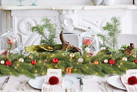 Guirlande de Noël en pin vert – vue 11