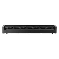 Barre à tête mobile 8 faisceaux LED RGBW 12 W, 107 cm, DMX 10 ou 38 canaux