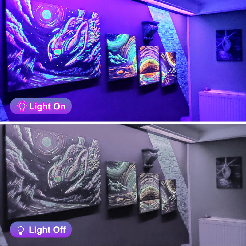 Lumière noire UV LED – vue 15