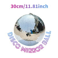Boule à facettes en verre miroir – boule de 30 cm