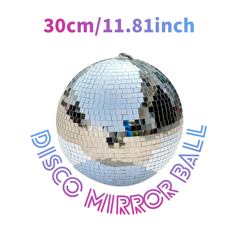Boule à facettes en verre miroir – boule de 30 cm