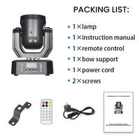 Jeu de lumière soirée mini lyre LED 30 W, DMX, télécommande