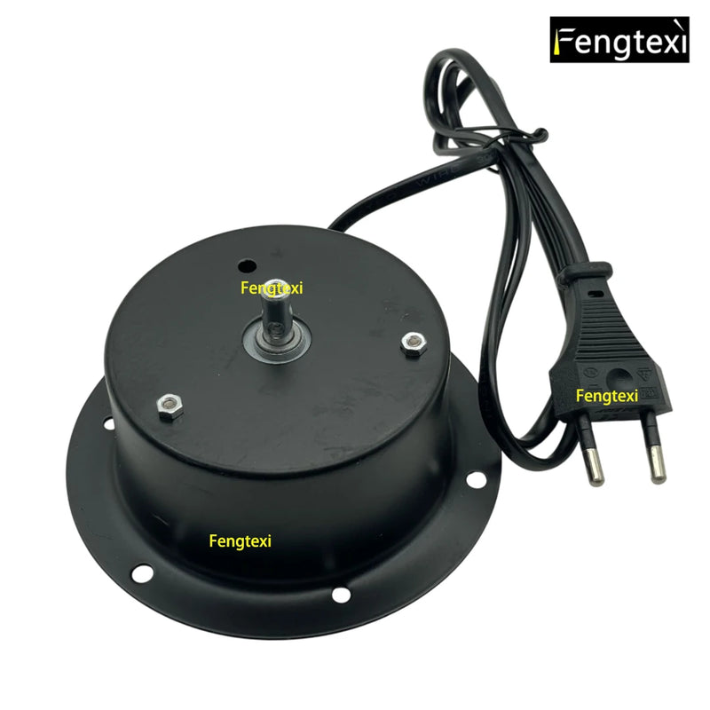 Moteur pour boule à facettes – moteur sous boîtier noir avec cordon et prise européenne