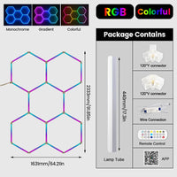 Lumière hexagonale RGB – vue 18