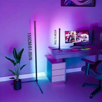 Lampadaire LED RGB USB avec télécommande et application, 40 ou 155 cm