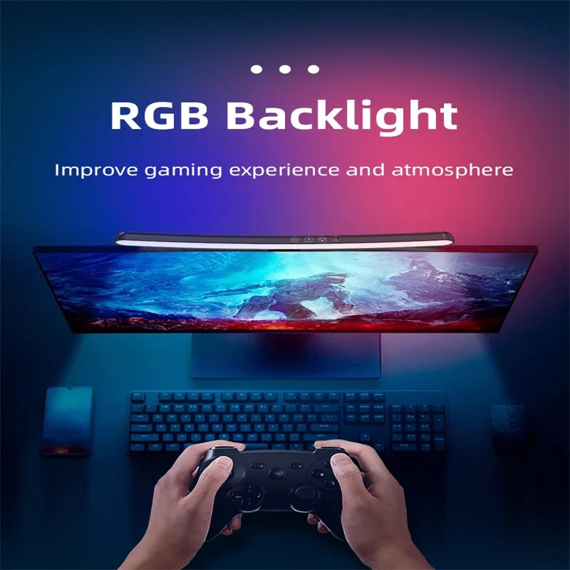 Barre lumineuse écran PC – rétroéclairage RGB derrière l'écran pendant une partie de jeu