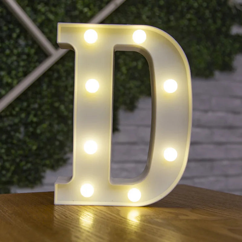 Lettres et chiffres lumineux LED à piles – vue 28