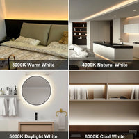 Ruban LED COB CCT 12 V – températures de blanc de 3000 K à 6000 K en situation