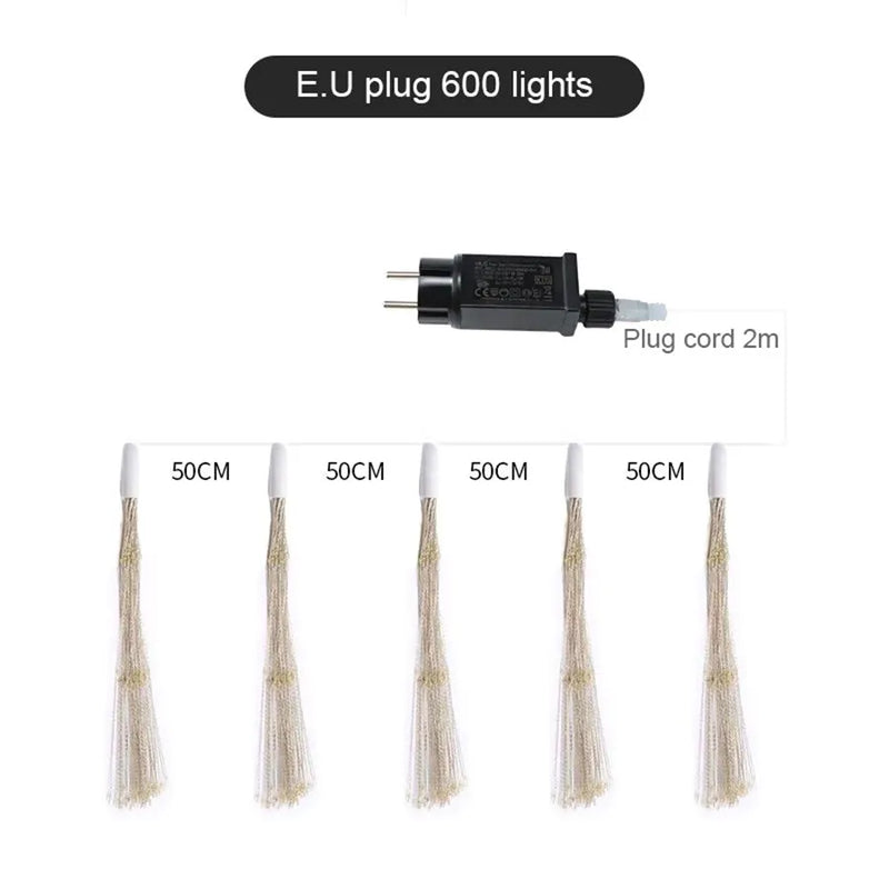 Guirlande lumineuse effet feu d'artifice – vue 21