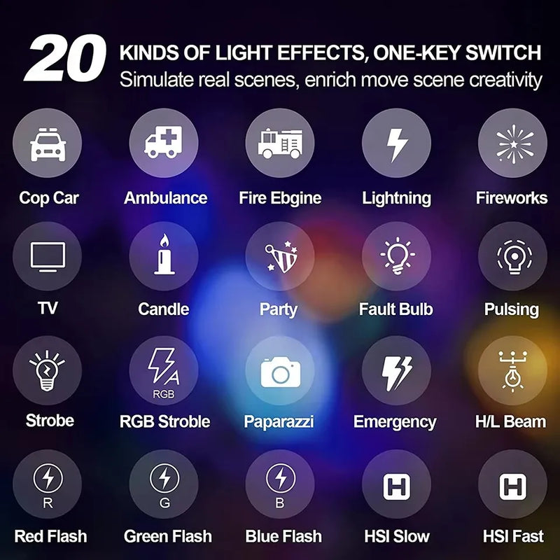 Lampe vidéo LED RGB de poche – vue 6