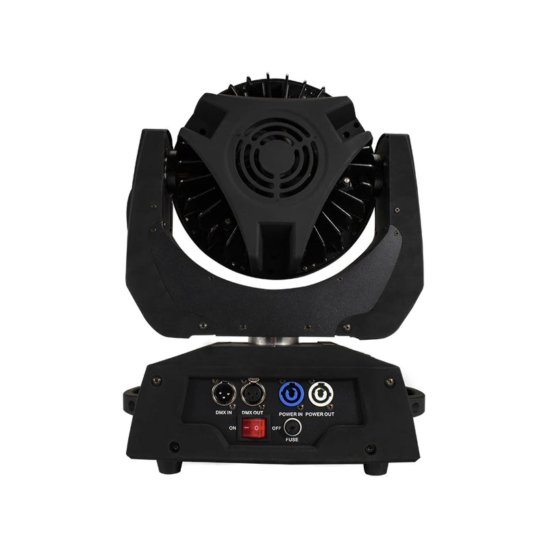 Lyre LED wash 36 x 18 W RGBWA+UV, zoom 15° à 45°, DMX 12 ou 18 canaux