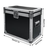 Flight case à roulettes pour 2 lyres LED beam 150 W – dimensions du flight case : 55 x 32 x 45 cm