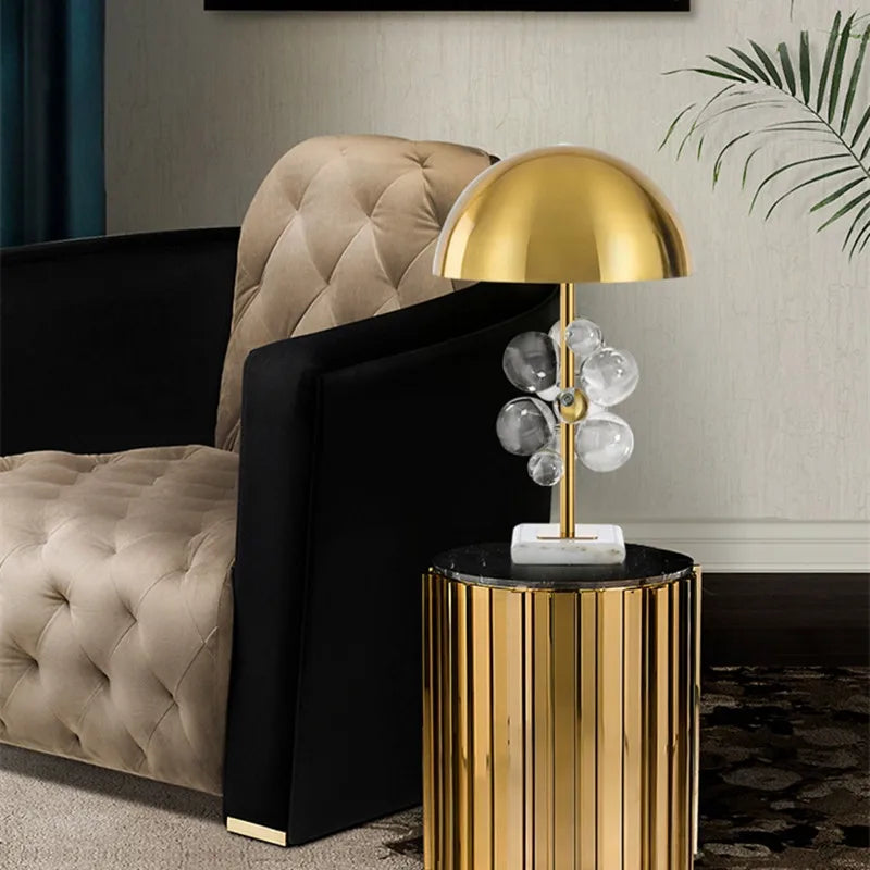 Lampe champignon à boules de verre – vue 14