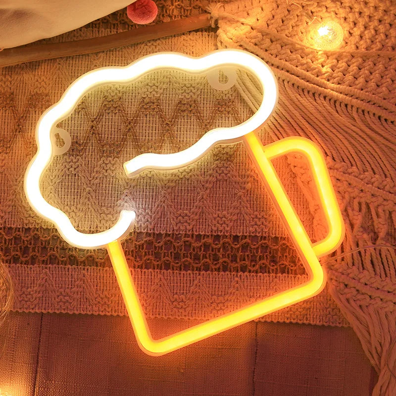 Néon bar LED « Bar Open » à suspendre, USB, 10 modèles