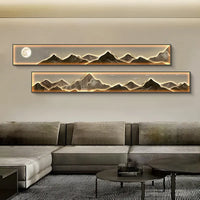 Tableau lumineux LED paysage de montagnes – vue 3