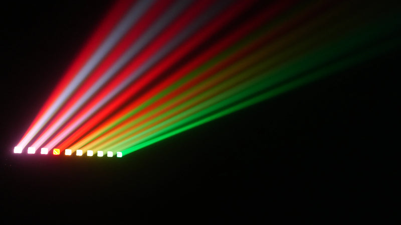 Barre LED à tête mobile 10 faisceaux de 15 W, 99 cm, DMX, à l'unité ou par lot