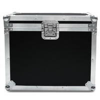 Flight case à roulettes pour 2 lyres LED beam 150 W – flight case fermé vu de face