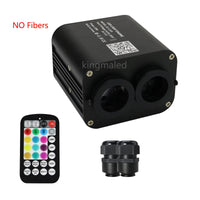 Kit ciel étoilé voiture fibre optique double tête 20 W, application Bluetooth