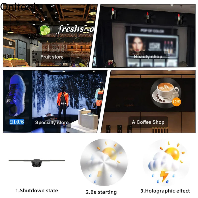 Ventilateur holographique 3D – vue 24