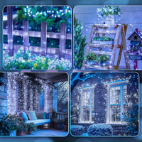 Guirlande lumineuse sapin en fil de cuivre – vue 3