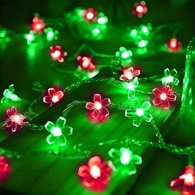 Guirlande lumineuse fleurs de cerisier 10 m – vue 10