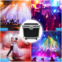 Flight case pour 2 lyres LED – usages en concert, en soirée, pour un mariage et dans un bar