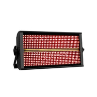 Stroboscope LED 200 W – matrice allumée en rouge avec barre blanche centrale
