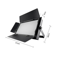 Lumière douce tricolore 200 W DMX, 3200-6200 K, pour studio, vidéo et scène, 1 ou 2 projecteurs