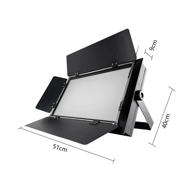 Lumière douce tricolore 200 W DMX, 3200-6200 K, pour studio, vidéo et scène, 1 ou 2 projecteurs