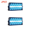 Lot de 2 stroboscopes LED 200 W, 768 LED RGB et 96 LED blanches, DMX512