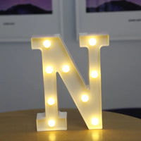 Lettres et chiffres lumineux LED à piles – vue 45
