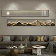 Tableau lumineux LED paysage de montagnes, 2 panneaux, 120 à 200 cm