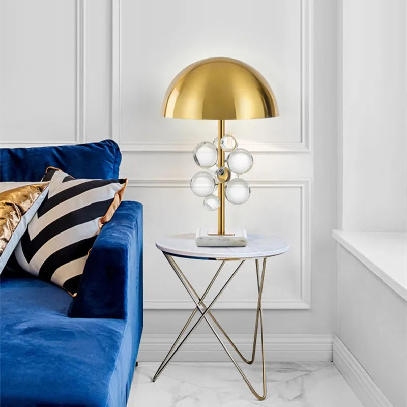 Lampe champignon à boules de verre – vue 15