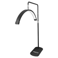 Lampe demi-lune LED sur pied – Noir, modèle F