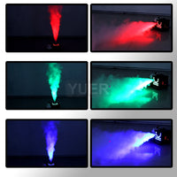 Machine à fumée 2000 W à jet latéral ou vertical, 18 LED RGB de 9 W, DMX et télécommande