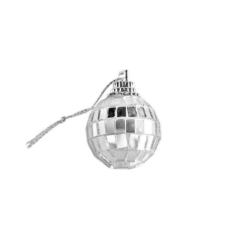 Boule à facettes miroir à suspendre, 1 ou 5 pièces, de 2 à 40 cm