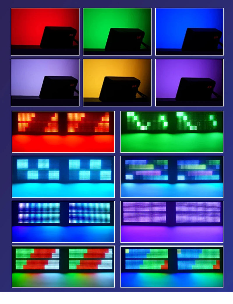 Stroboscope LED RGB – vue 24