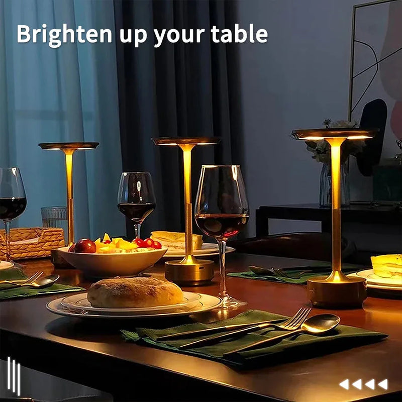 Lampe de table sans fil à disque – vue 6
