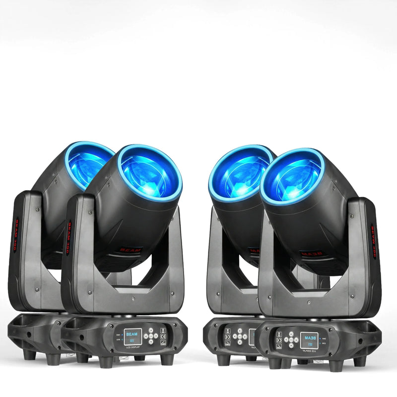 Lyre beam 14R 290 W à lampe, zoom de 1,5° à 15°, 14 gobos, DMX 19 canaux, à l'unité ou par lot