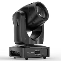 Lyre LED 200 W – vue de trois quarts sur fond blanc