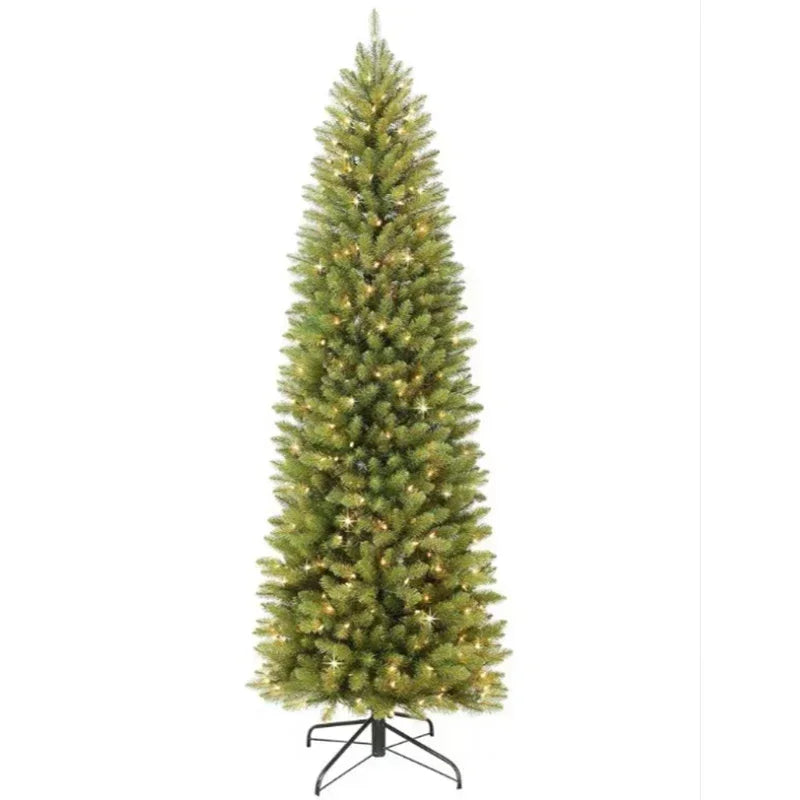 Sapin lumineux crayon en PVC, 150 à 210 cm, avec ou sans LED